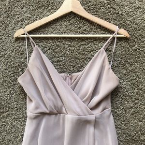 Taupe Bridesmaid Dress
